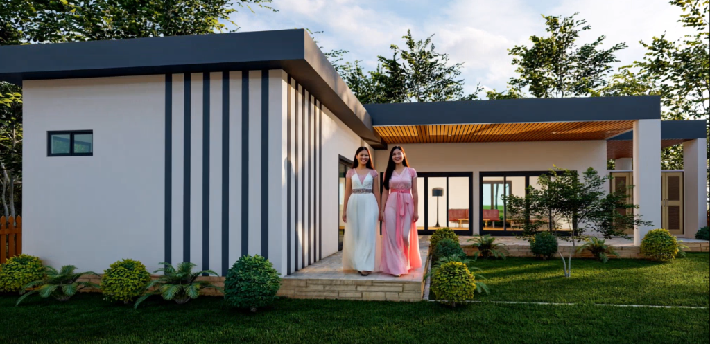 135m2 लिविंग एरिया विला